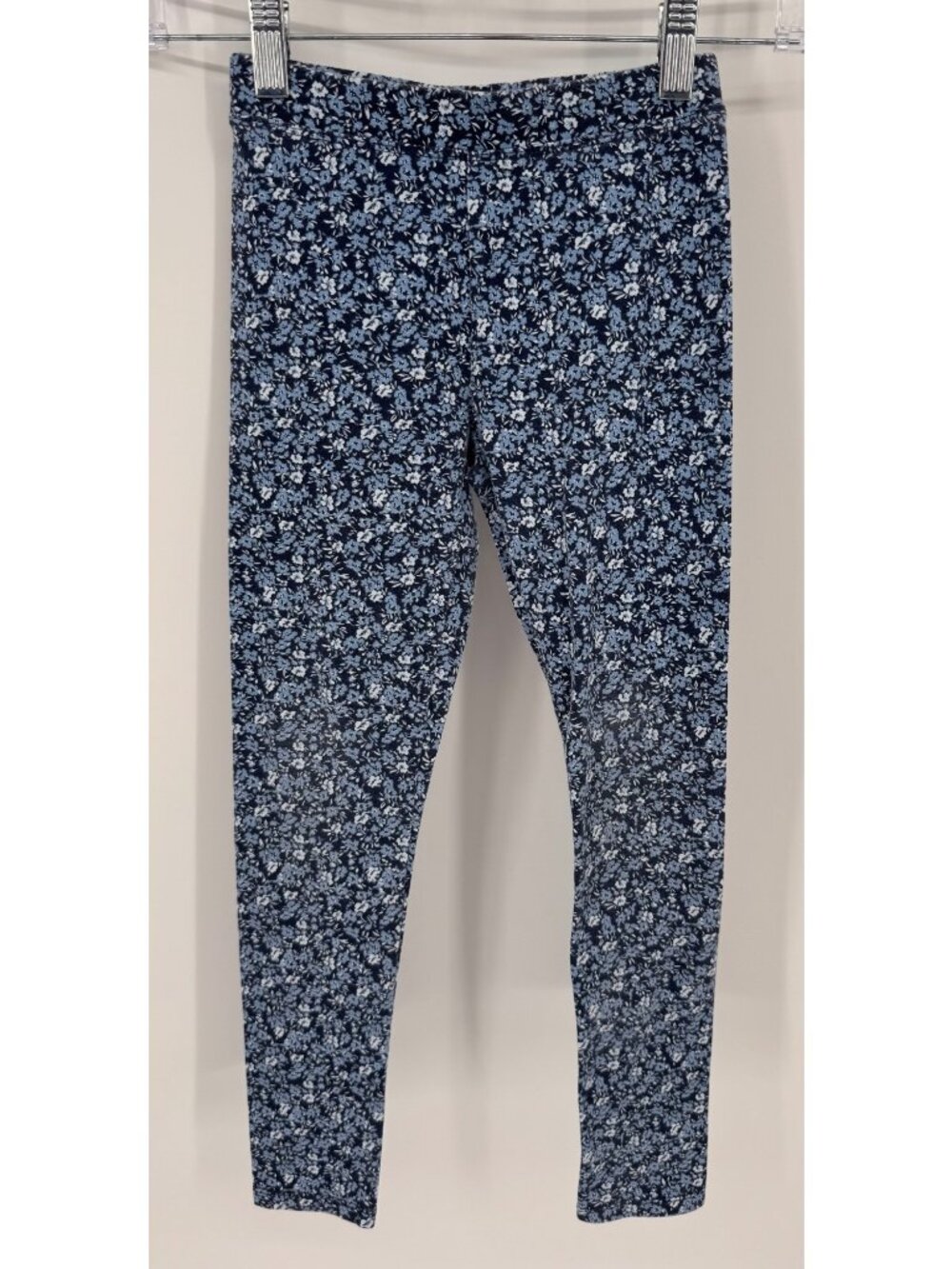 J. Crew Crewcuts Girls Light Blue Floral Print Leggings Size 10